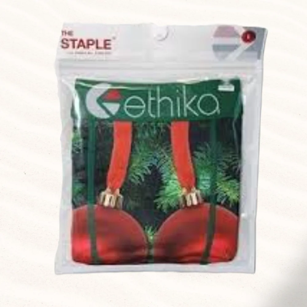 Ethika the Staple Christmas Nutcracker Tree Ornaments Ribbons Boxer Men's XL NIP
